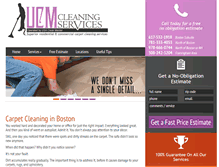 Tablet Screenshot of boston-carpet-cleaning.com